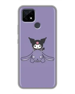 Чехол для Realme C21 с картинкой «Kuromi на лиловом фоне» Чехол для Realme C21 с картинкой «Kuromi на лиловом фоне»