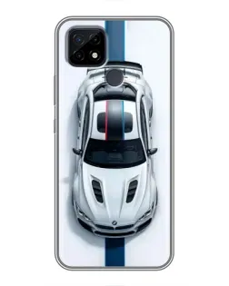 Чохол для Realme C21 з картинкою «Вид зверху — BMW M» Чохол для Realme C21 з картинкою «Вид зверху — BMW M»
