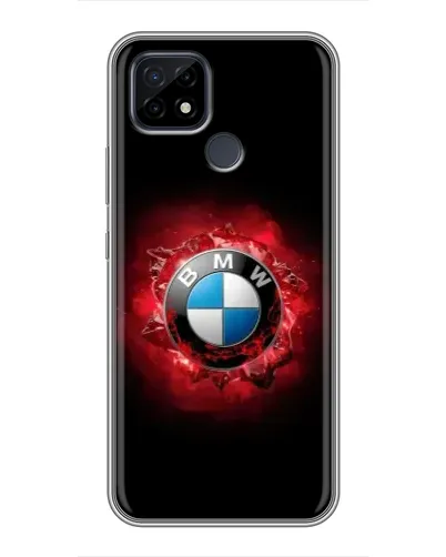 Чохол для Realme C21 з картинкою «Логотип BMW — спалах»