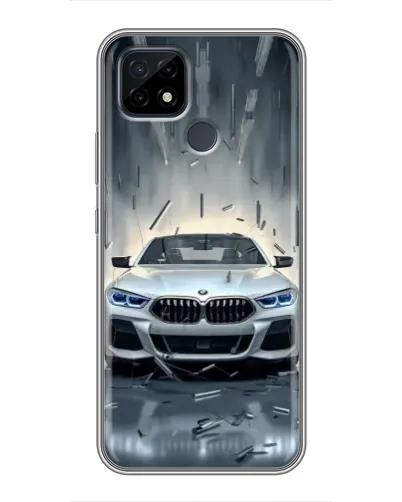 Чохол для Realme C21 з картинкою «BMW у світлі фар»