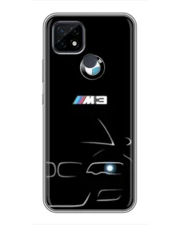 Чохол для Realme C21 з картинкою «Мінімалістичний принт BMW M3»