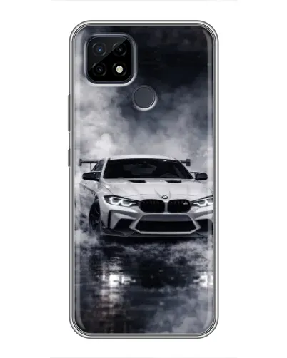 Чохол для Realme C21 з картинкою «BMW крізь туман»