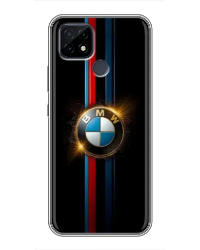 Чохол для Realme C21 з картинкою «BMW M-Power неон»
