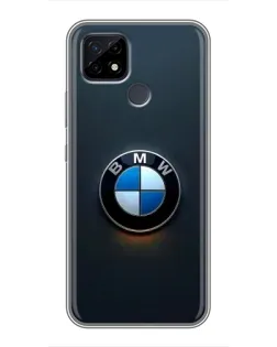 Чохол для Realme C21 з картинкою «Логотип BMW — мінімалізм»