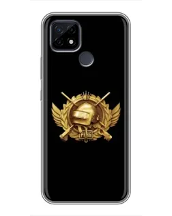 Чехол для Realme C21 с картинкой «PUBG — оранжевый градиент» Чехол для Realme C21 с картинкой «PUBG — оранжевый градиент»