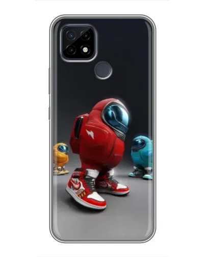 Чехол для Realme C21 с картинкой «Among Us — 3D стиль»