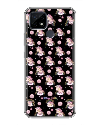Чехол для Realme C21 с картинкой «Magic Unicorn паттерн» Чехол для Realme C21 с картинкой «Magic Unicorn паттерн»