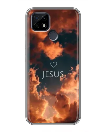 Чехол для Realme C21 с картинкой «Сияние Имени Jesus»