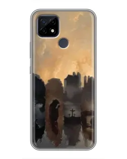 Чехол для Realme C21 с картинкой «Дорога к вере»