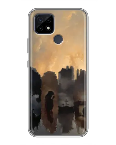 Чехол для Realme C21 с картинкой «Дорога к вере»