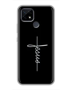 Чехол для Realme C21 с картинкой «Тонкая линия веры»