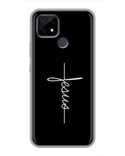 Чехол для Realme C21 с картинкой «Тонкая линия веры»