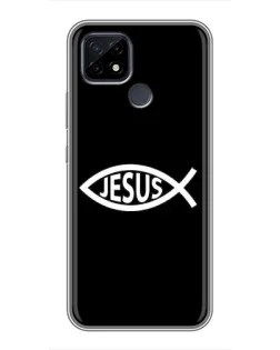 Чехол для Realme C21 с картинкой «Классический Jesus»