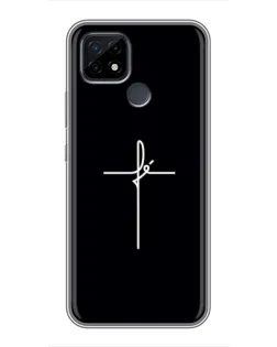 Чохол для Realme C21 з картинкою «Тонкий хрест»