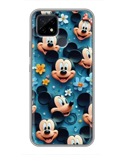 Чехол для Realme C21 с картинкой «Паттерн Микки и Минни» Чехол для Realme C21 с картинкой «Паттерн Микки и Минни»