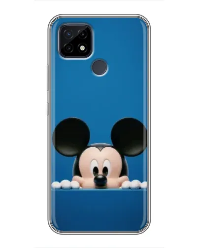 Чехол для Realme C21 с картинкой «Микки выглядывает» Чехол для Realme C21 с картинкой «Микки выглядывает»