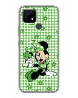 Чехол для Realme C21 с картинкой «Mickey в клетку»