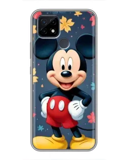 Чехол для Realme C21 с картинкой «Осенний Mickey Mouse»