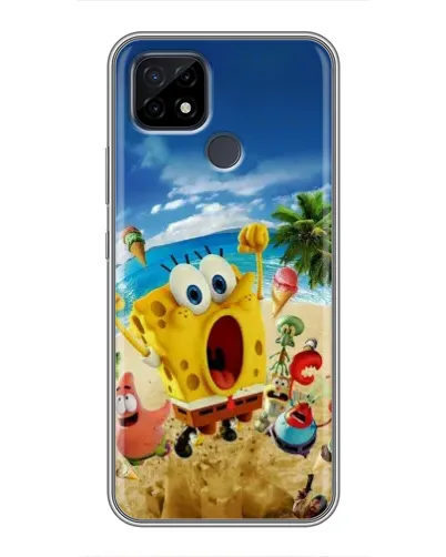 Чехол для Realme C21 с картинкой «Развлечения на пляже»