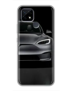 Чехол для Realme C21 с картинкой «Tesla Model S Look» Чехол для Realme C21 с картинкой «Tesla Model S Look»