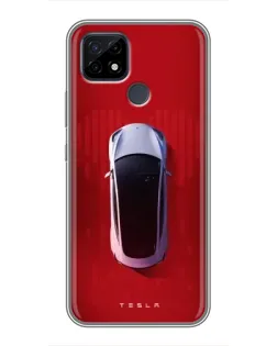 Чохол для Realme C21 з картинкою «Tesla Top View» Чохол для Realme C21 з картинкою «Tesla Top View»