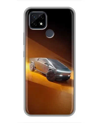 Чохол для Realme C21 з картинкою «Cybertruck у пустелі»