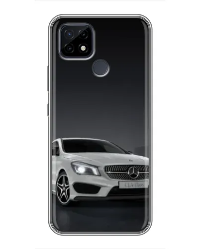 Чохол для Realme C21 з картинкою «Mercedes AMG GT Silver»