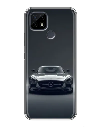 Чохол для Realme C21 з картинкою «Mercedes на чорному»