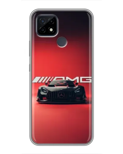 Чохол для Realme C21 з картинкою «Mercedes AMG — червона лінія»
