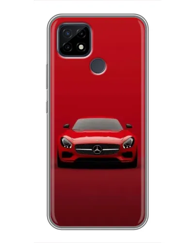Чохол для Realme C21 з картинкою «Червоний Mercedes AMG»