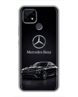 Чохол для Realme C21 з картинкою «Mercedes — решітка радіатора»