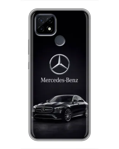 Чохол для Realme C21 з картинкою «Mercedes — решітка радіатора»