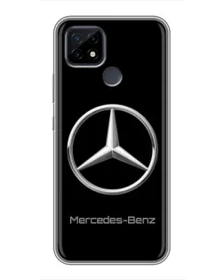 Чохол для Realme C21 з картинкою «Mercedes Silver Logo»