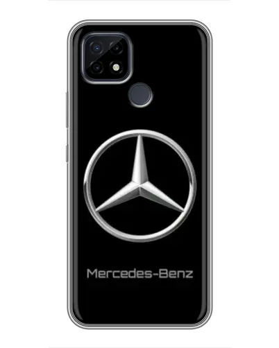Чохол для Realme C21 з картинкою «Mercedes Silver Logo»