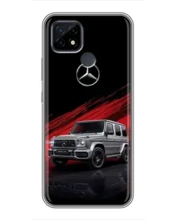 Чохол для Realme C21 з картинкою «Mercedes G-Class червоний»