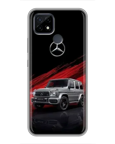 Чохол для Realme C21 з картинкою «Mercedes G-Class червоний»