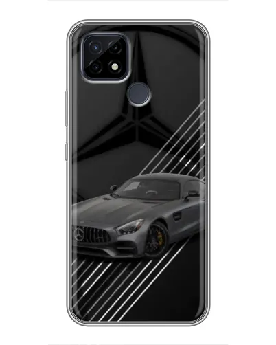 Чохол для Realme C21 з картинкою «Mercedes AMG — графіка»