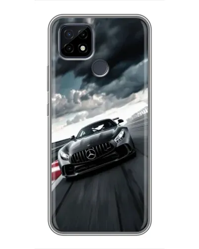 Чохол для Realme C21 з картинкою «Гоночний Mercedes AMG»