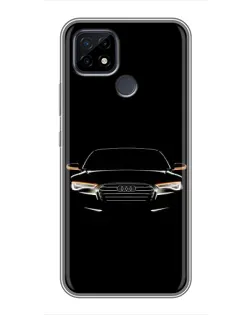Чохол для Realme C21 з картинкою «Audi — нічний контур»