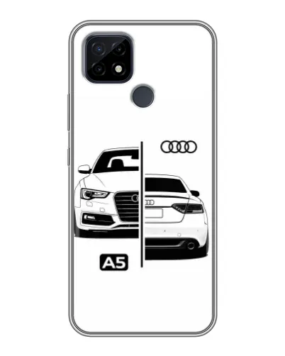 Чохол для Realme C21 з картинкою «Audi — контрастний дизайн»