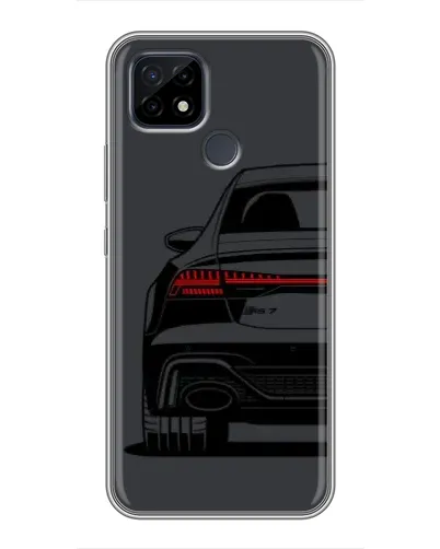 Чохол для Realme C21 з картинкою «Задня частина Audi — арт»