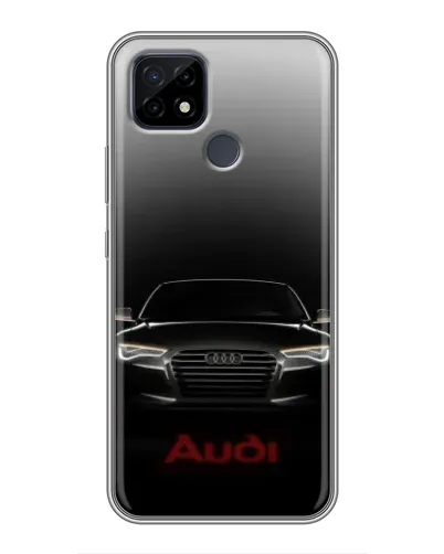 Чохол для Realme C21 з картинкою «Audi — градієнтний контур»