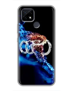 Чохол для Realme C21 з картинкою «Енергія лого Audi»