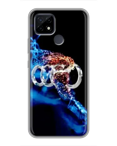 Чохол для Realme C21 з картинкою «Енергія лого Audi»