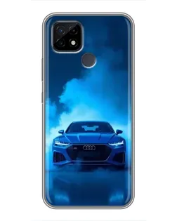 Чохол для Realme C21 з картинкою «Audi — блакитна енергія»