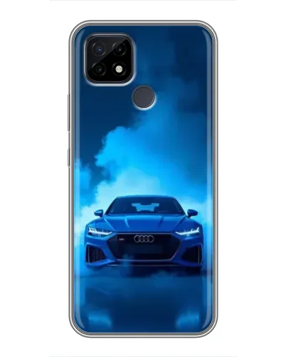 Чохол для Realme C21 з картинкою «Audi — блакитна енергія»