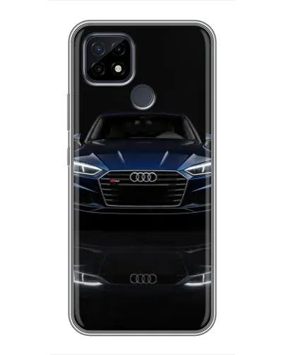 Чохол для Realme C21 з картинкою «Audi — нічне відображення»