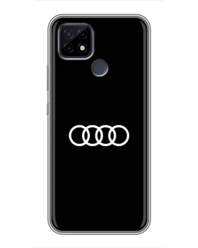 Чохол для Realme C21 з картинкою «Audi White Logo»