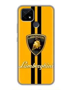 Чехол для Realme C21 с картинкой «Lamborghini Stripe желтый» Чехол для Realme C21 с картинкой «Lamborghini Stripe желтый»