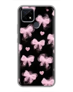 Чехол для Realme C21 с картинкой «Геометрия банта»